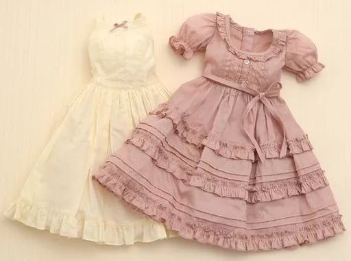 【中古】ドールアクセサリー SD/DD用 夢見る少女ドレス(モーヴピンク) 「ホワイトローズコレクション」 ボークスショップ＆ホビー天国ウェブ限定