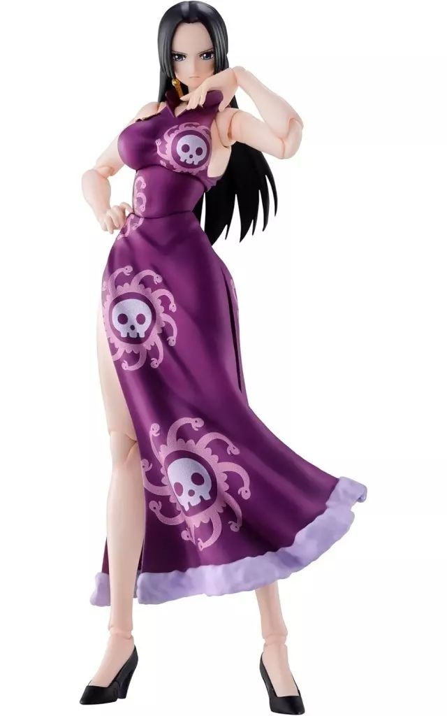 【中古】フィギュア S.H.Figuarts ボア・ハンコック -マリンフォード頂上決戦- 「ワンピース」没有明显的损伤或污渍