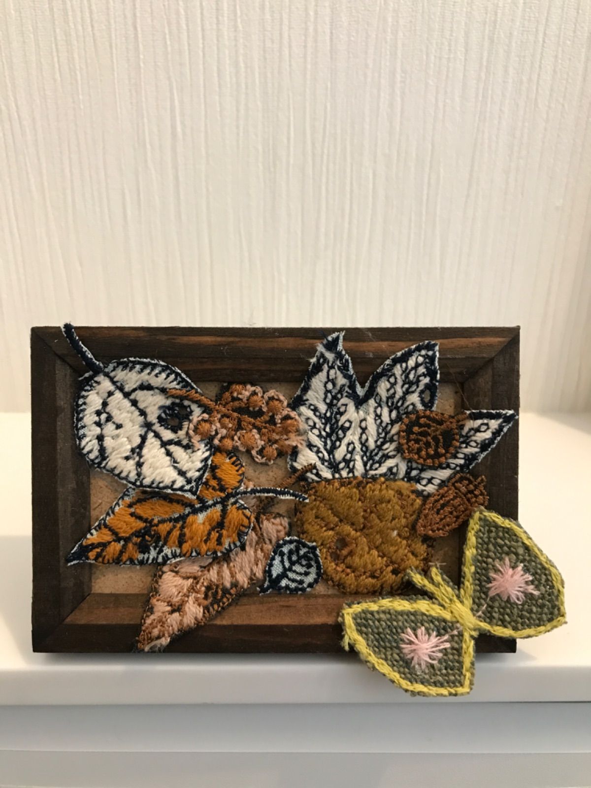ハンドメイド　ミナペルホネン　インテリアパネル　winter flags