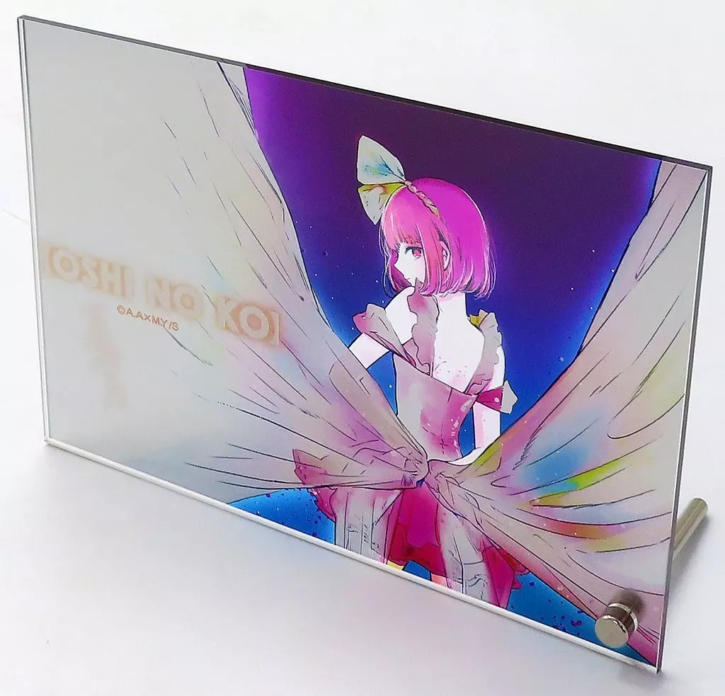 アクリルスタンド・アクリルパネル　有馬かな キラ箔アクリルプレート 「週刊ヤングジャンプ45周年記念 ヤングジャンプ×墨絵SHOP 第2弾 【推しの子】」二手