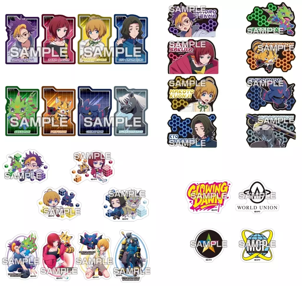 食玩　ステッカー・シール　【BOX】DIGIMON BEATBREAK キャラカットステッカーガム