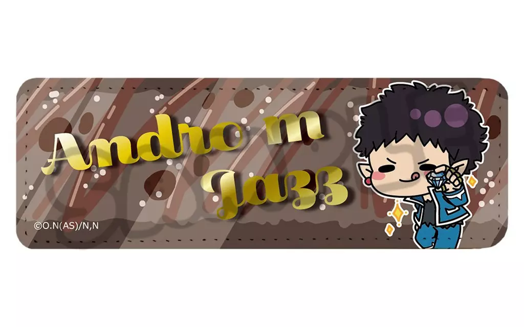 バッジ・ビンズ　ME.アンドロ・・ジャズ レザーバッジ(ロング) 「魔入りました!入間くん」
