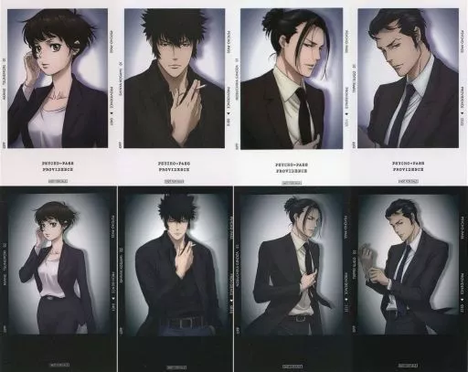 キャラカード　全8種セット ポラロイド風カード 「劇場版 PSYCHO-PASS サイコパス PROVIDENCE 劇場公開記念フェア in アニメイト」 対象商品購入特典