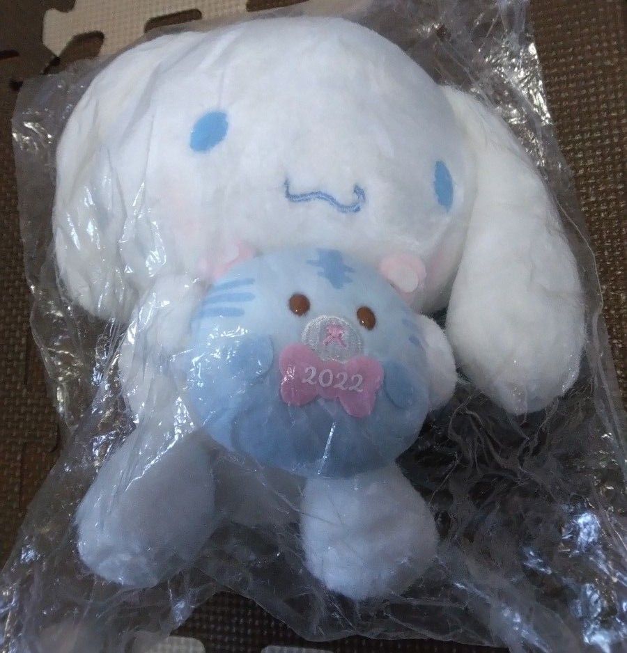 サンリオ　シナモロール　ぬいぐるみ二手;物流保障;未使用