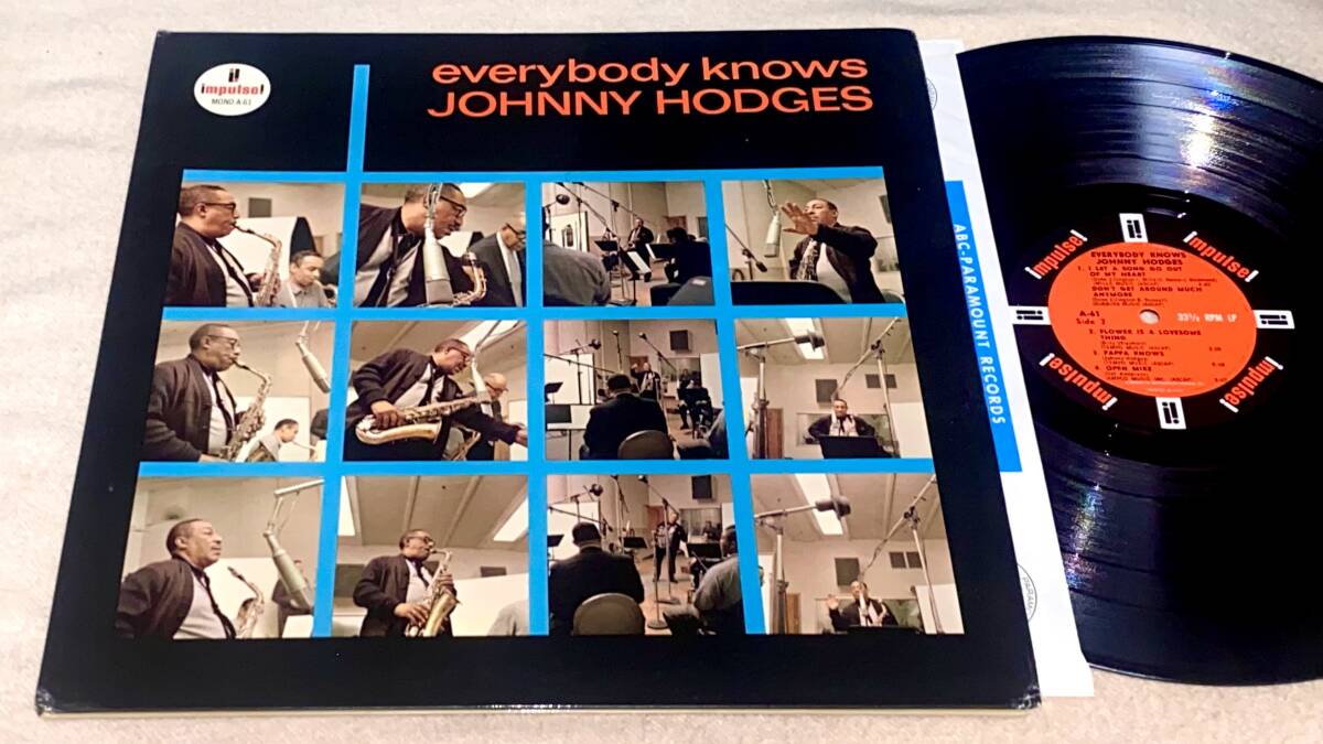 ●Mono極美再生RVG完オリ完品Johnny Hodges / Everybody Knows●エリントニアン筆頭Paul Gonzalves,Lawrence Brown,Jimmy Jones,Grady Tate