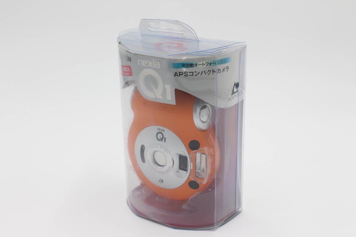 未使用品☆フジフィルム FUJIFILM nexia Q1 APSコンパクトカメラ オレンジ ###10577