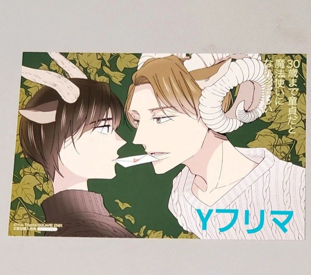 30歳まで童貞だと魔法使いになれるらしい 16　文教堂 特典　イラストカード　豊田悠　チェリまほ二手;物流保障;未使用