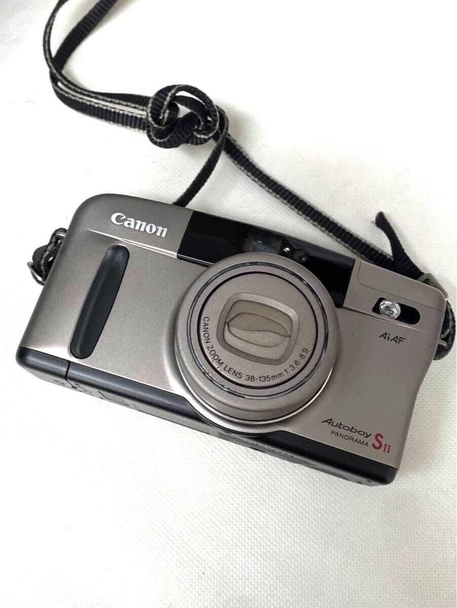 美品 Canon キャノン Autoboy オートボーイ SII キヤノン コンパクトカメラ フィルムカメラ PANORAMA yn120303