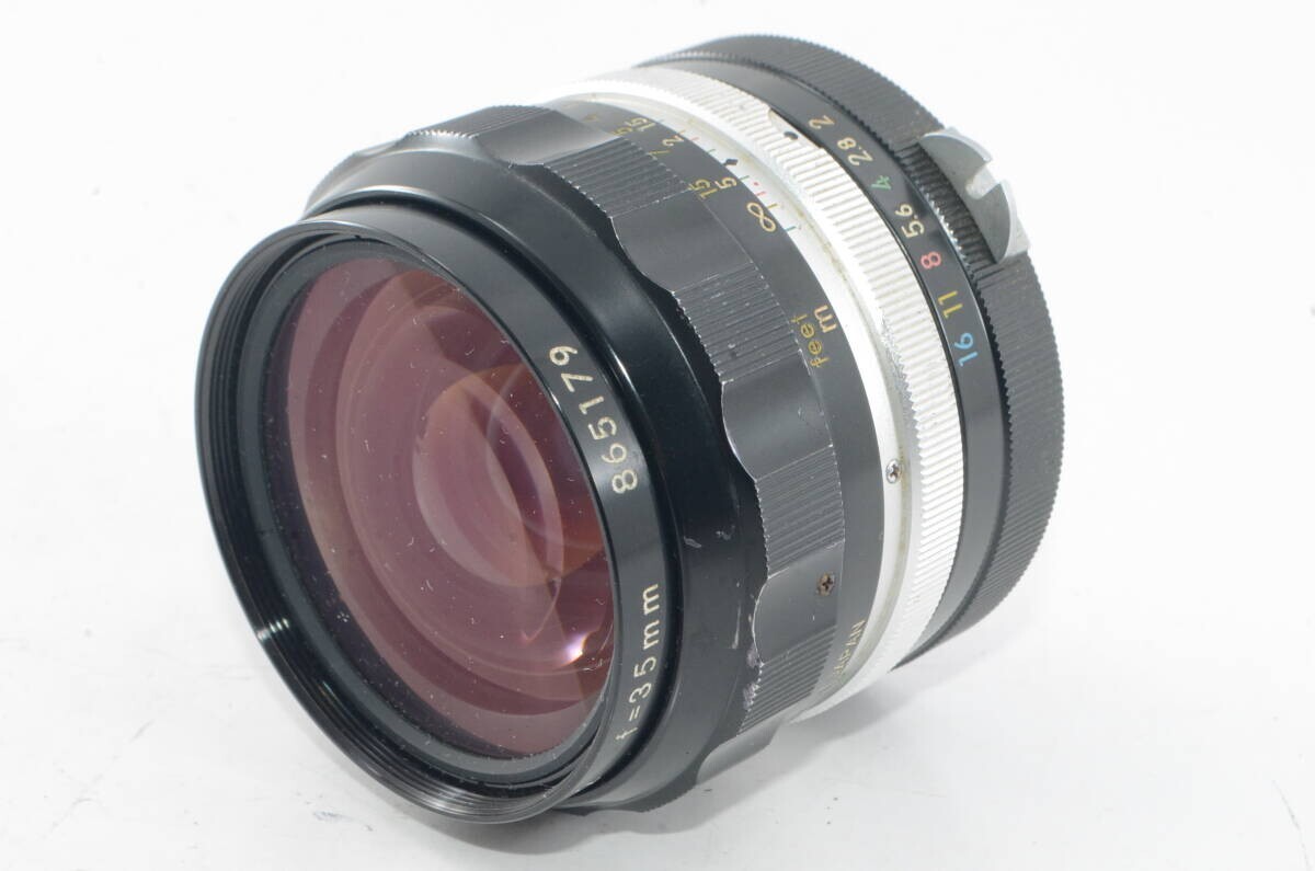【外観特上級】Nikon ニコン NIKKOR-O.C Auto 35mm F2　#j11936