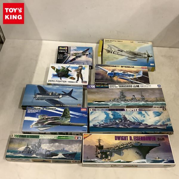 1円〜 ハセガワ 1/72 SBD-4 ドーントレス アオシマ1/700 日本戦艦 1944 山城 他