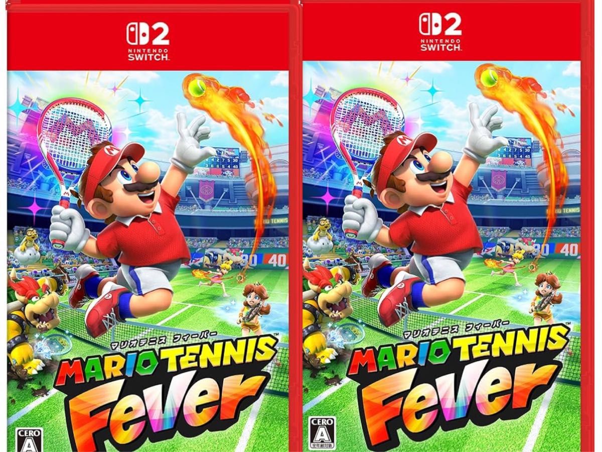 【新品・未開封】2本セットマリオテニスフィーバー switch2 任天堂 2個二手;物流保障;未使用