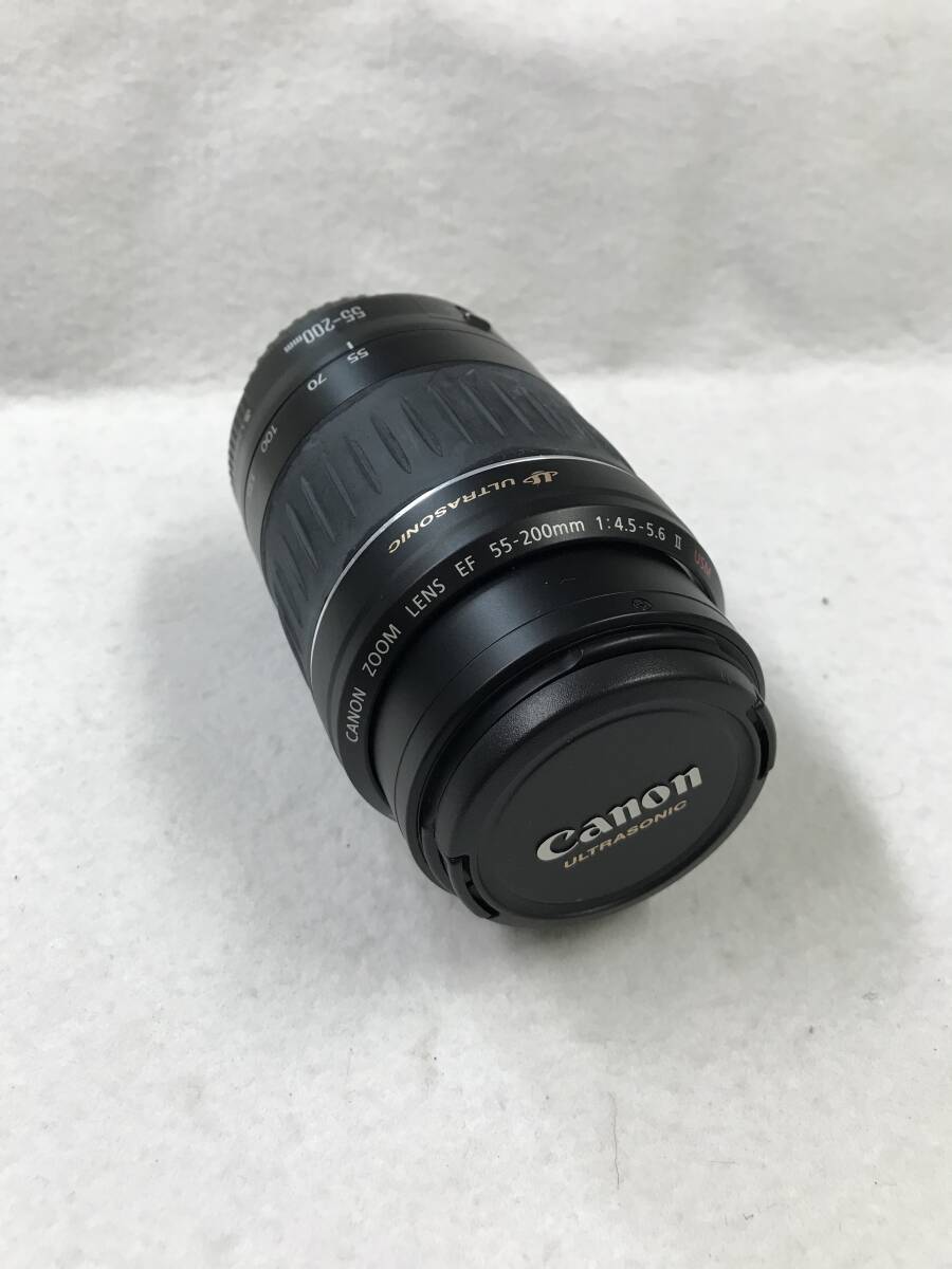 （40918）Canon/キャノン　カメラレンズ　EF 55-200mm 1:4.5-5.6 Ⅱ USM　動作未確認品　コレクション
