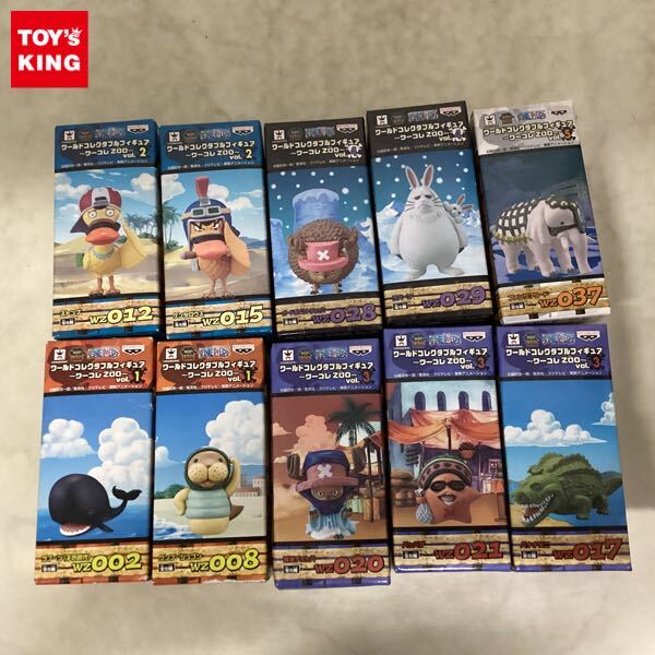 1円〜 未開封 ONE PIECE ワールドコレクタブルフィギュア ワーコレZOO vol.1 ラブーン 子供時代 vol.3 砂漠チョッパー 他