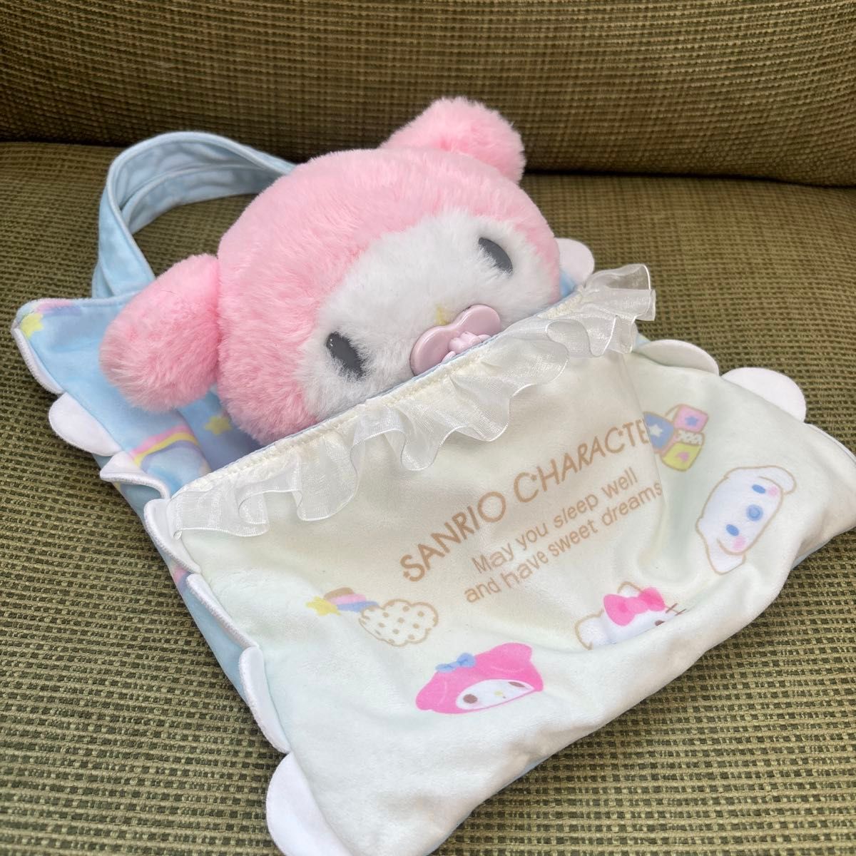 マイメロディ ぬいぐるみ おしゃぶり入り SANRIO CHARACTER二手;物流保障;没有明显的损伤或污渍