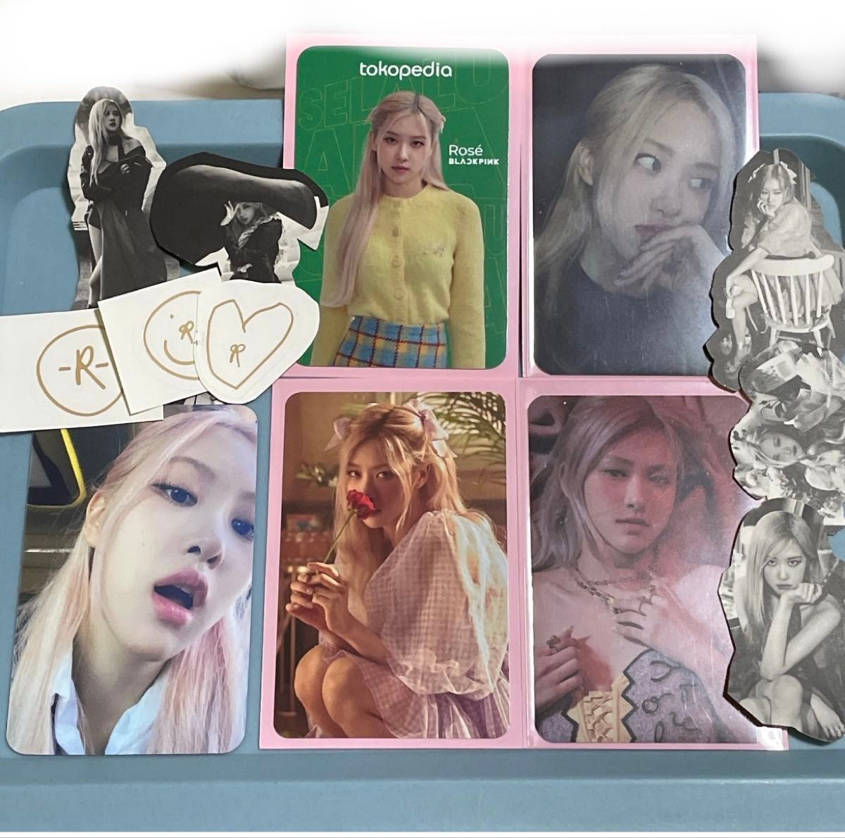ロゼ　BLACKPINK トレカ　フォトブック　特典　ポップアップ　まとめ売り二手;物流保障;没有明显的损伤或污渍