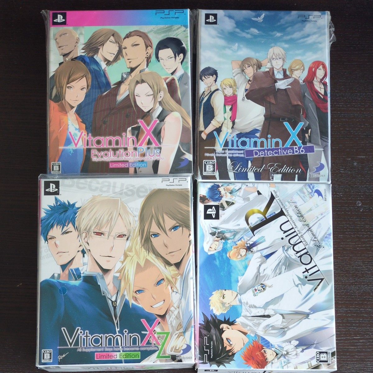 【PSP】Vitamin シリーズ 4作品セット Limited Edition二手;物流保障;接近未使用;航空禁运
