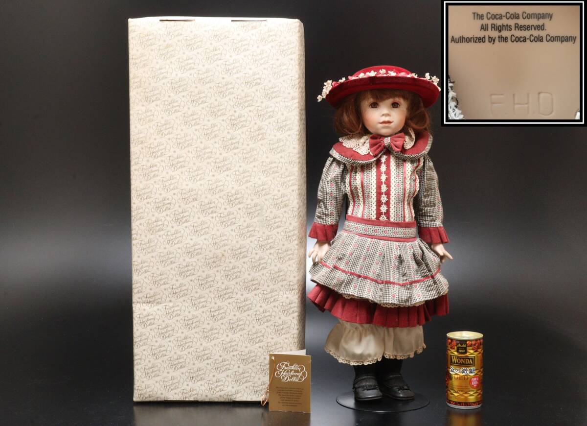 P Franklin Heirloom Dolls フランクリンミント コカ・コーラ ビスクドール 女の子