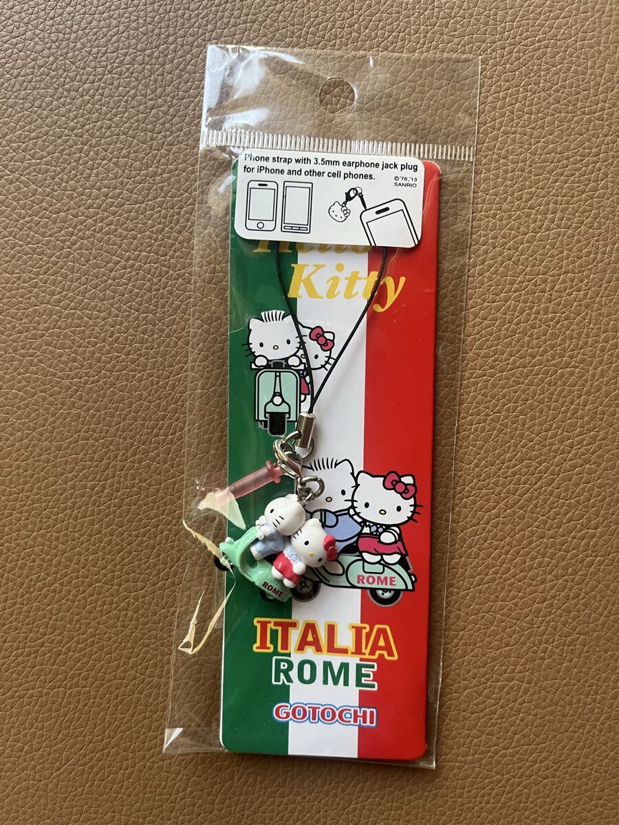 【激レア】ハローキティ ご当地ストラップ イタリア ローマ スクーター 未使用