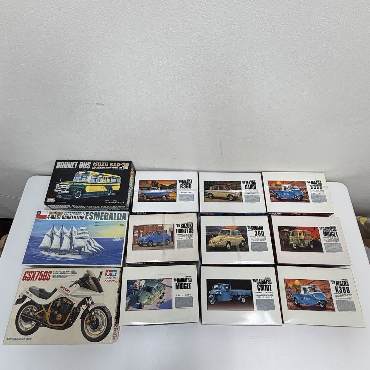 [0522-12] TAMIYA スズキ GSX750S ニューカタナ 1/12 他 プラモデル 未組立 まとめて 同梱不可 未開封品多数 