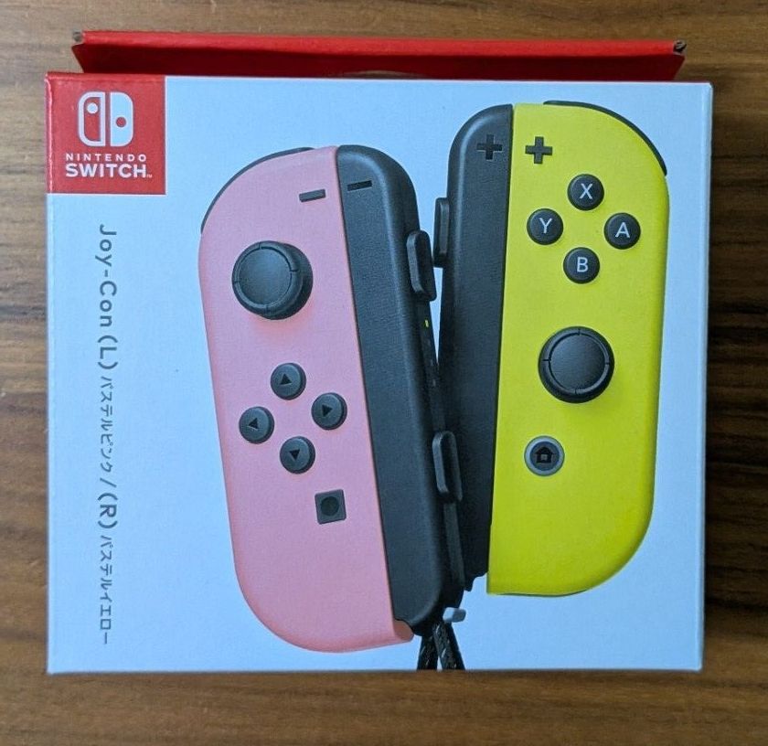 新品未使用　Joy-Con （L） パステルピンク/ （R） パステルイエロー二手;物流保障;未使用;航空禁运