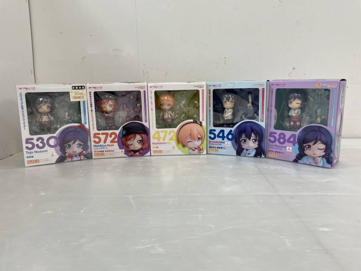 K062[08]K249(フィギュア) 中古 ねんどろいど ラブライブ！ 5品セット/ 園田海未/星空凛/西木野真姫 ※530:東條希のみ未開封 6/22出品