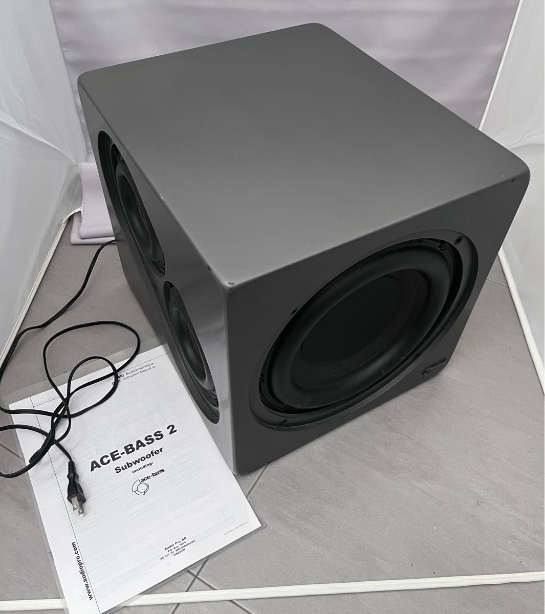 Audio Pro オーディオプロ Ace Bass 2 アクティブサブウーファー 逸品館 スウェーデン サブウーハー二手;物流保障;有些许损伤或污渍;航空禁运