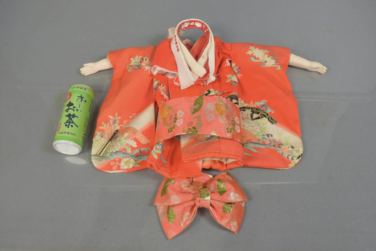 ◆当時品【市松人形】着物 体長45cmの衣装だけ