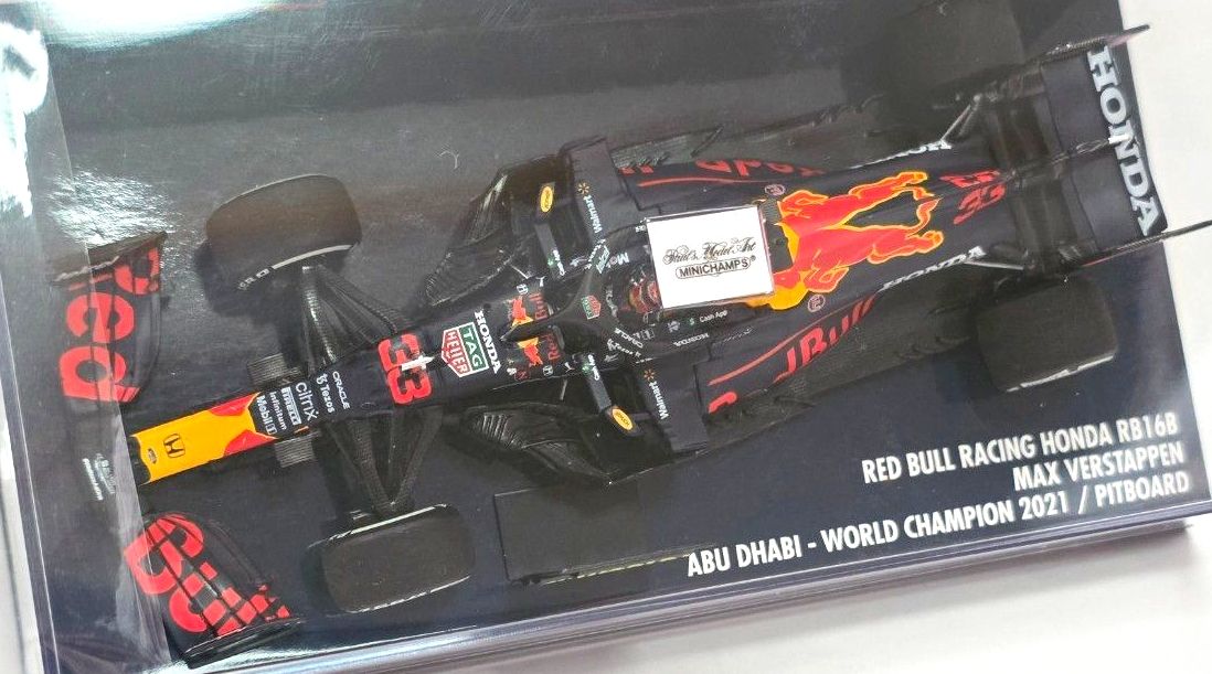  1/43 F1  2021 RED BULL  ABU DHABI GP W.C VERSTAPPEN  LE 6000pcs二手;物流保障;未使用