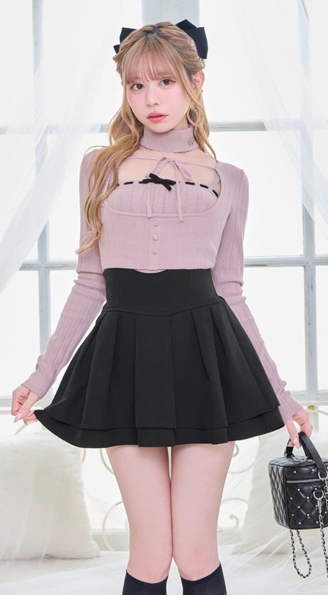 michellMacaron殿堂入り!!美脚になれるスカート（インナーパンツ付）S二手;物流保障;没有明显的损伤或污渍