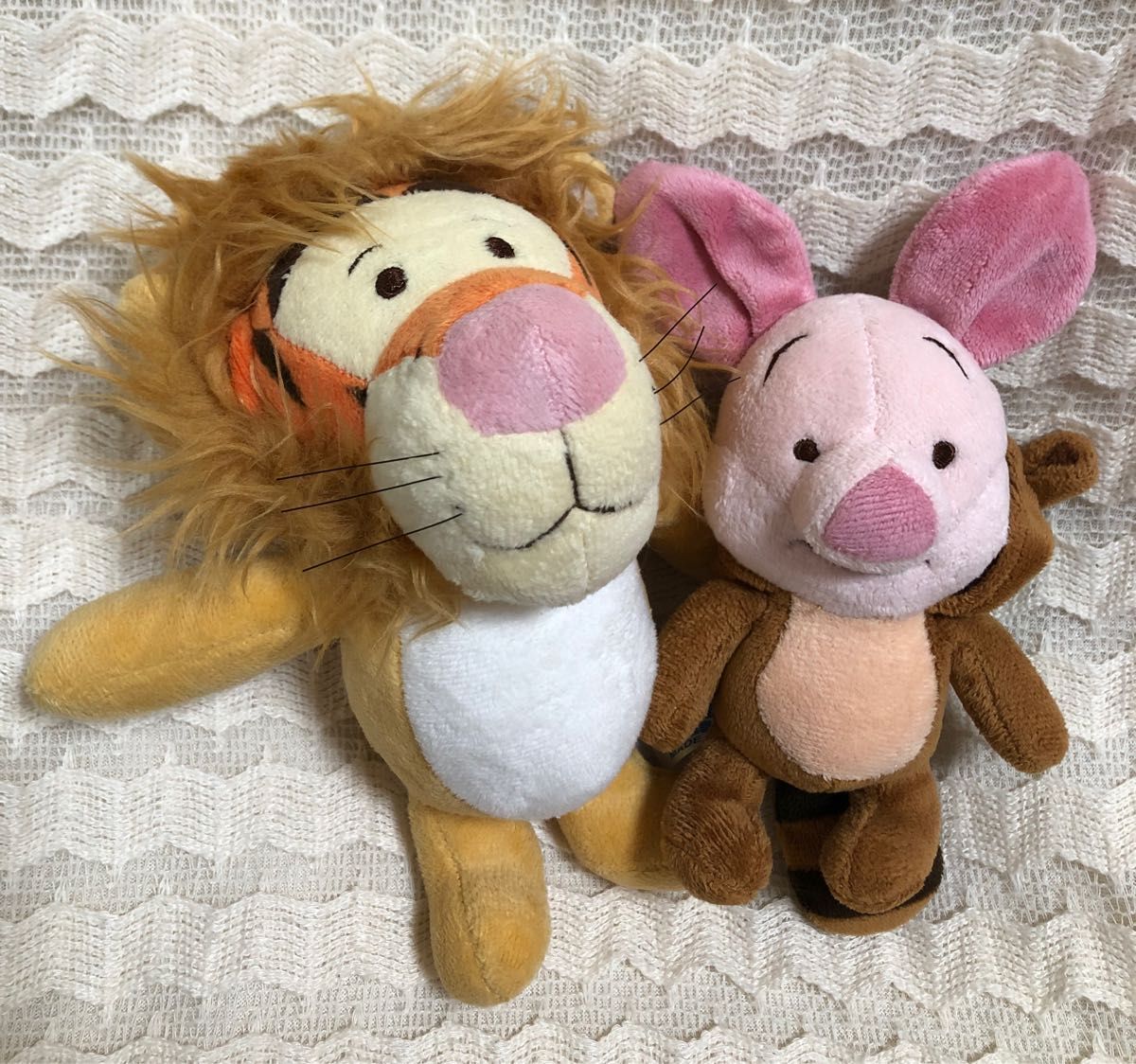 ディズニー　くまのプーさん　ぬいぐるみ　着ぐるみ　ティガー　ライオン　ピグレット　たぬき　狸二手;物流保障;有些许损伤或污渍