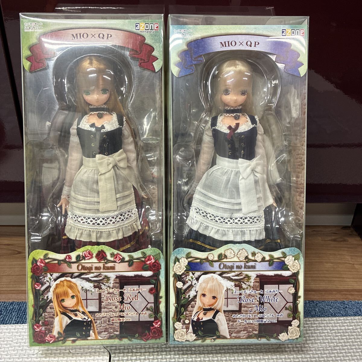アゾン MIO×QP えっくすきゅーと おとぎのくに べにばらさん　しろばらさん　みお　2体セット Rose Red/Rose White 