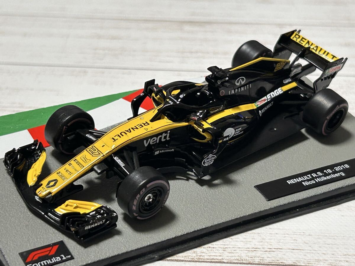デアゴスティーニ F1マシンコレクション 102号 ルノー R.S.18 ニコ・ヒュルケンベルグ 2018 1/43 Deagostini 