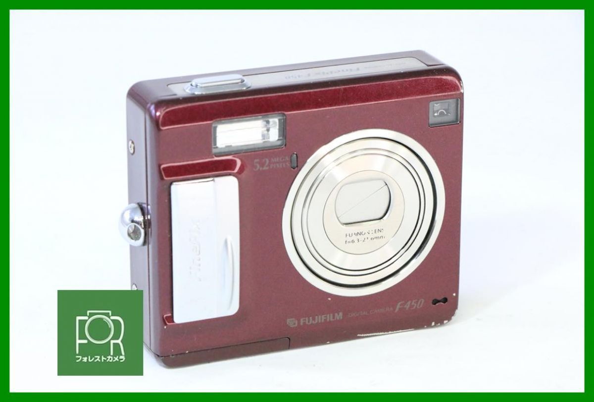 【同梱歓迎】実用■FUJIFILM FINEPIX F450 レッド■バッテリー付き・チャージャーなし■AAA326