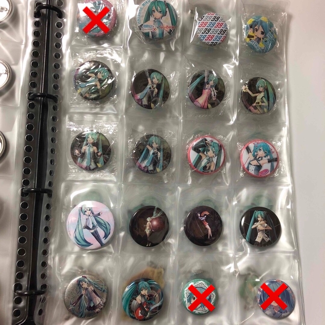 初音ミク　ミクの日大感謝祭　感謝祭　ミクパ diva くじ　スイパラ　 バッジ没有明显的损伤或污渍