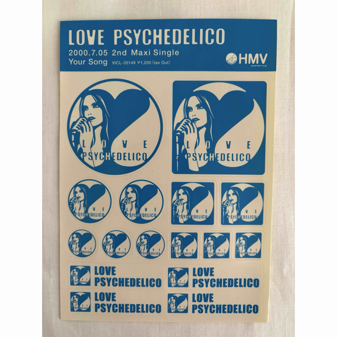 【希少】LOVE PSYCHEDELICO「Your Song」ステッカー接近未使用