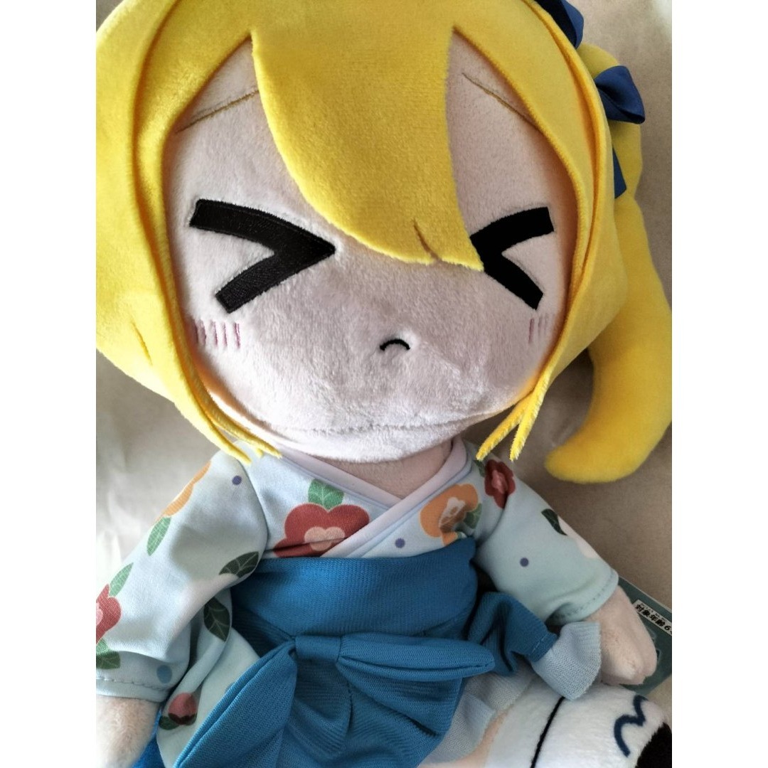 早坂愛 驚き BIGぬいぐるみ 和服ver タグ付き