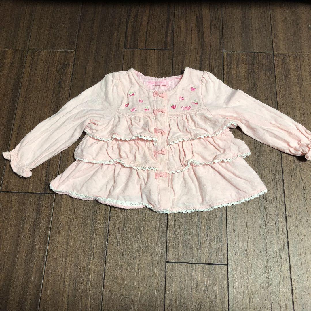 メゾピアノ カーディガンmezzo piano;没有明显的损伤或污渍