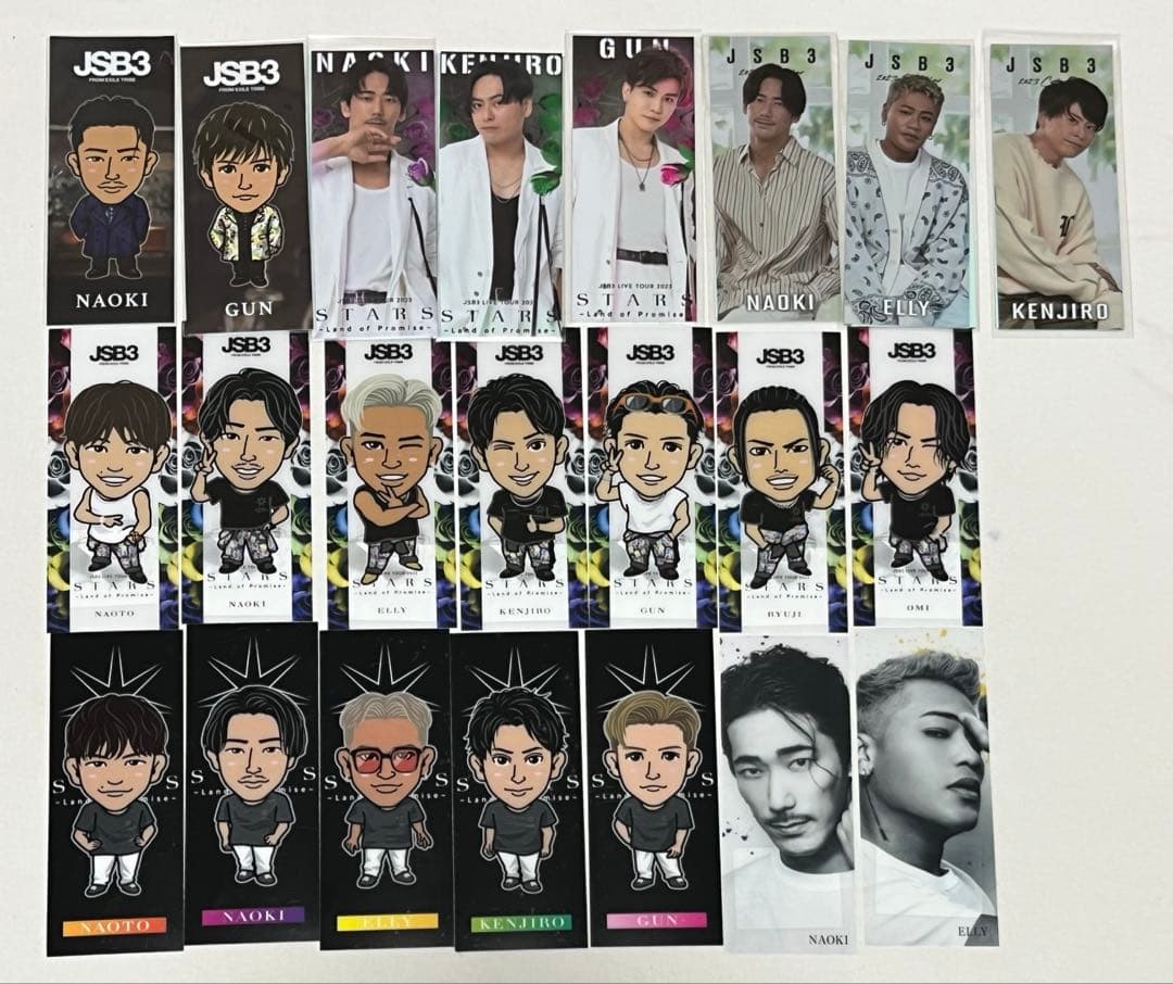 三代目J SOUL BROTHERS 千社札 ステッカー・クリアカードセット