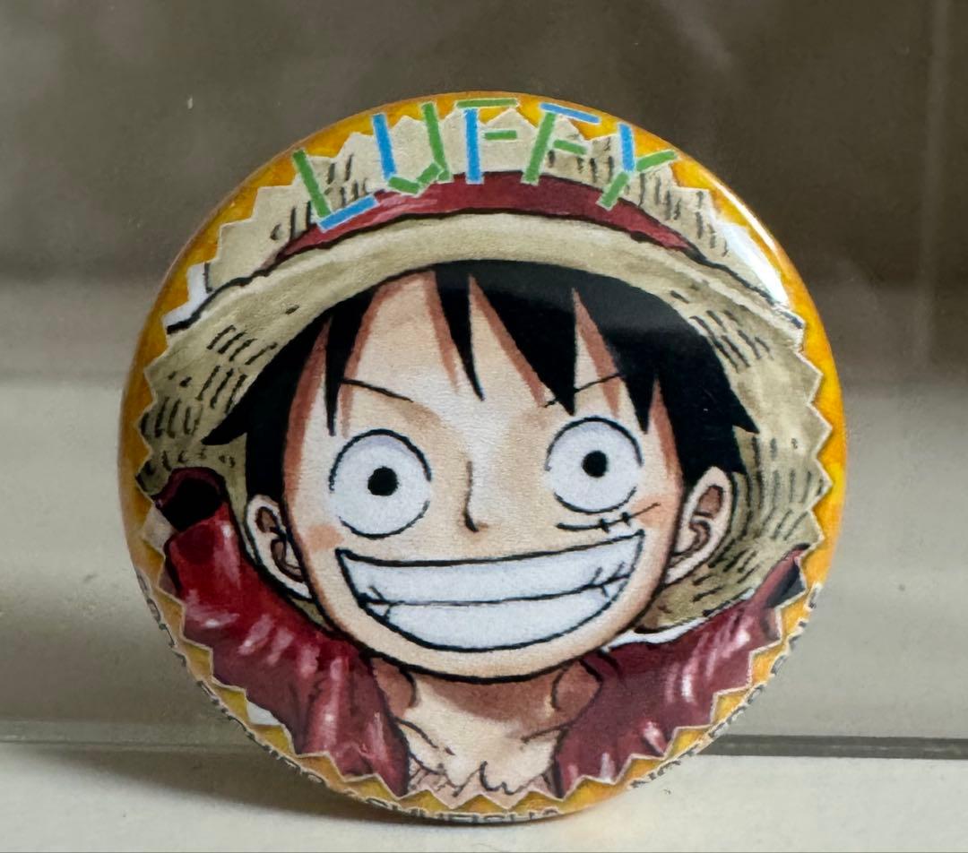 ワンピース　缶バッジ　ルフィ　キッズ　ファミリーフェア　麦わらストア