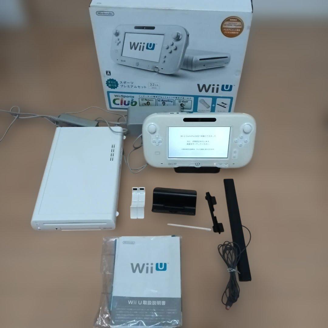 Wii U 本体 スポーツプレミアムセット 32GB　ジャンク品Wii U;有些许损伤或污渍