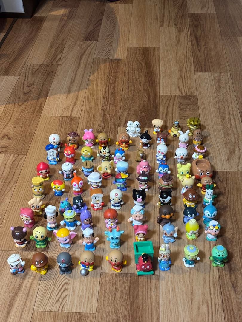 アンパンマンキャラクター 指人形セット没有明显的损伤或污渍