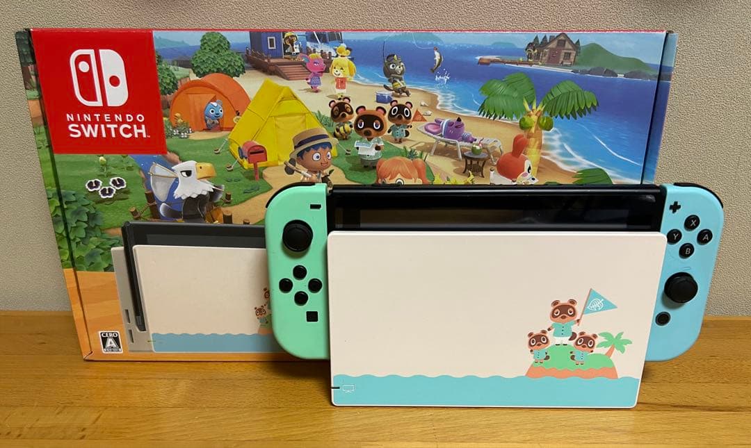 Nintendo Switch 本体・どうぶつの森仕様・sdカード128GB付