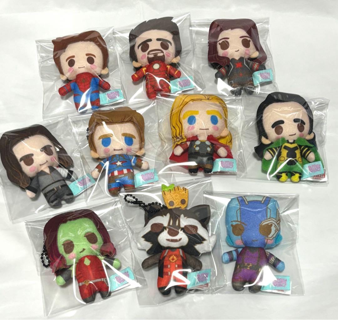 マーベル　クロスバディーズ　ぬいぐるみ　全種類 コンプリートセット未使用