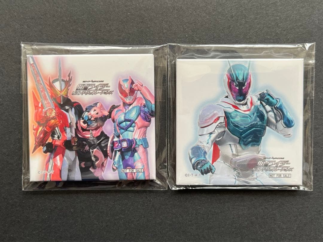仮面ライダー ビヨンド・ジェネレーションズ ノベルティ 購入特典スクエア缶バッジ未使用