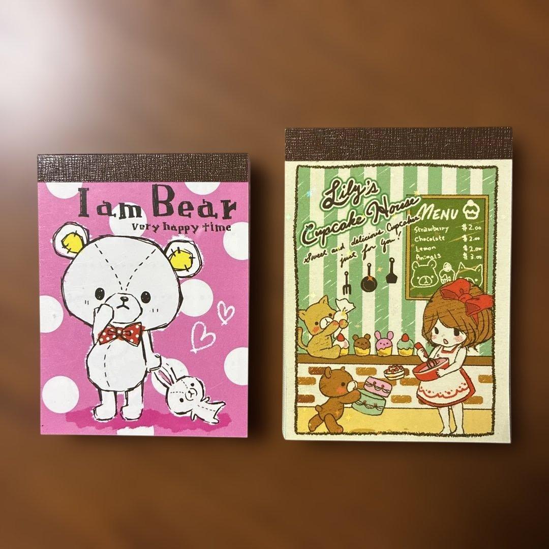 平成レトロ　ミニメモ帳2点
