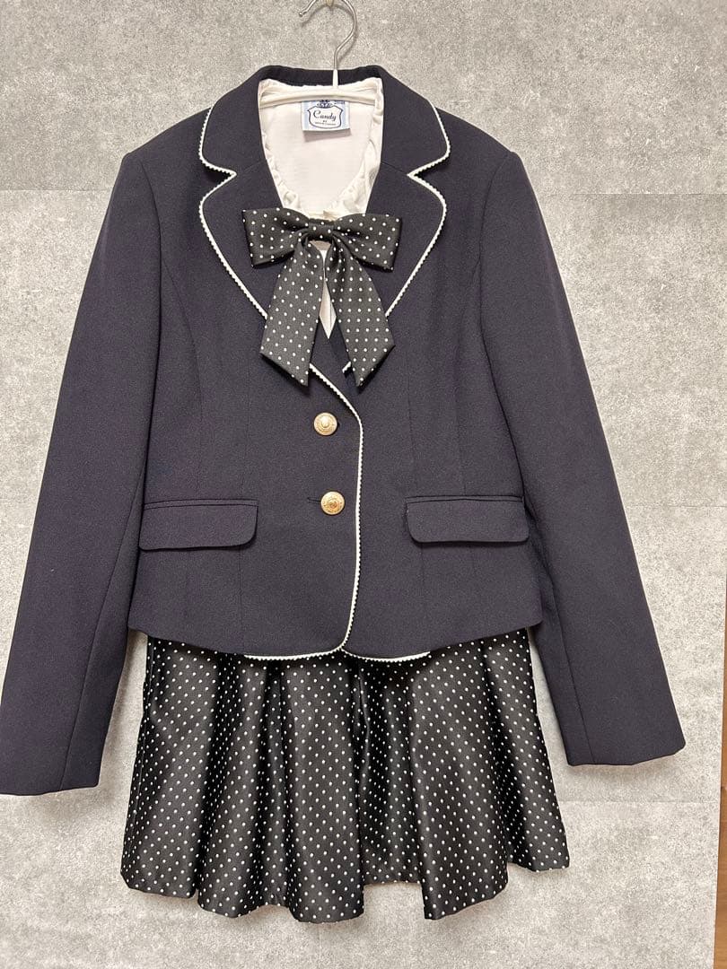 女児フォーマルスーツ3点セット150〜160cm卒業式入学式