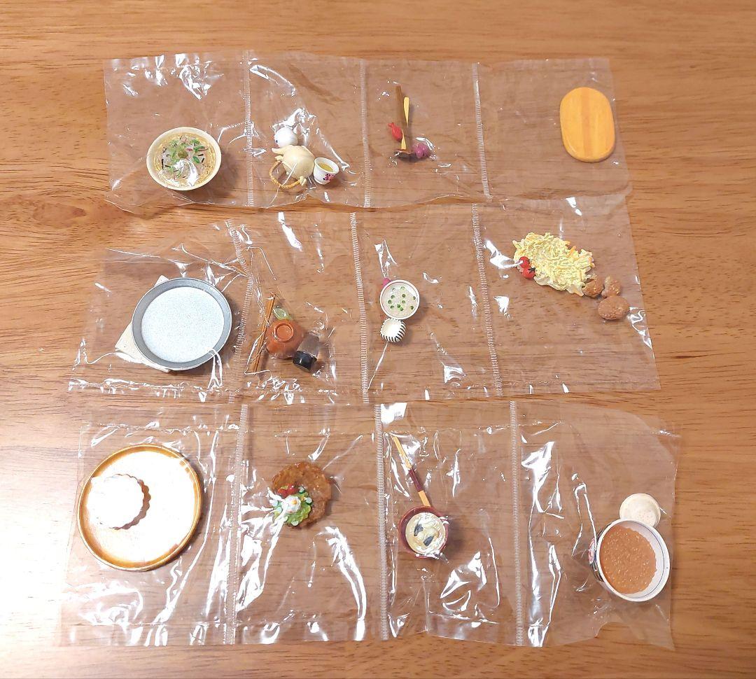 【最終価格/新品未開封】リーメント　ミニチュア　和食日和　3点セットRE-MENT;未使用