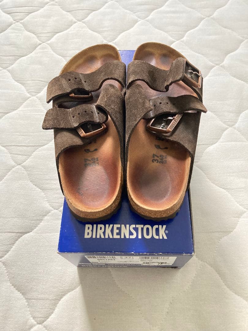 BIRKENSTOCK アリゾナ mocha 37Birkenstock;有损伤或污渍