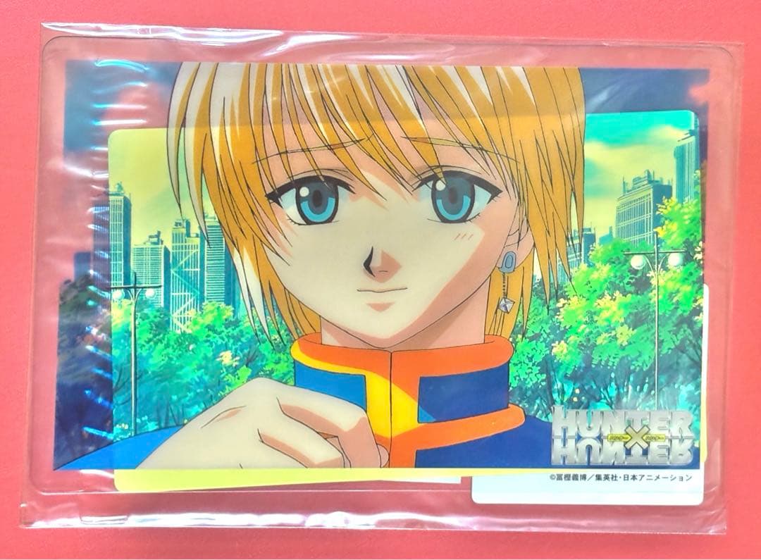 【週末値下げ中】旧HUNTER×HUNTER クラピカ クリアポストカード未使用