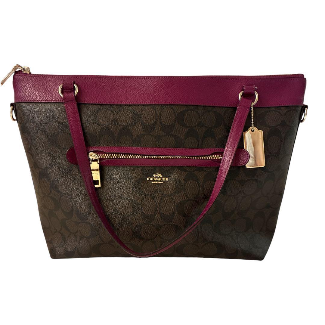 美品　COACH（コーチ）ハンドバック　トートバッグCOACH;有些许损伤或污渍